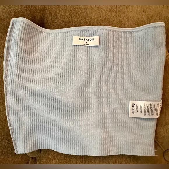 Babaton Sculpt Knit Cropped Tube Top - Picture 4 of 5